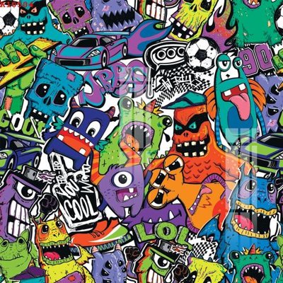 File tranh in trần 3D File gốc in tranh tổng hợp K10504 (ảnh gốc)