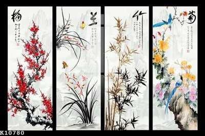 File PSD File gốc in tranh tổng hợp K10780 (gốc) nhiều lớp (multi-layer)