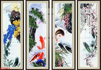 File gốc File gốc in tranh tổng hợp K1087 (chủ đề hiện đại) trang trí