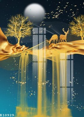 File gốc File gốc in tranh tổng hợp K10929 (in lụa) chi tiết cao