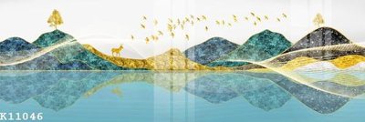 File in trần File gốc in tranh tổng hợp K11046 (bản gốc) phong cảnh