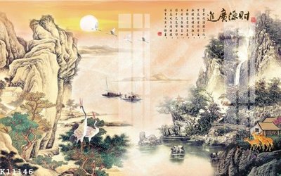 Tải file File gốc in tranh tổng hợp K11146 (gốc) chủ đề phong thủy