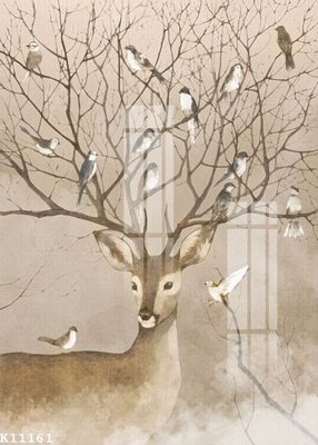 Download file gốc File gốc in tranh tổng hợp K11161 (in lụa) hoa lá