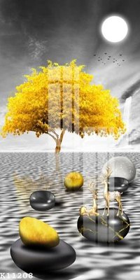 File tranh File gốc in tranh tổng hợp K11208 (gốc) chủ đề thiên nhiên