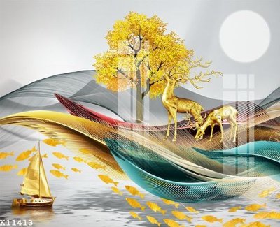 File gốc File gốc in tranh tổng hợp K11413 cho in ấn và thiết kế