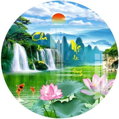 File gốc File gốc in tranh tổng hợp K11717 (trang trí) cho phòng khách