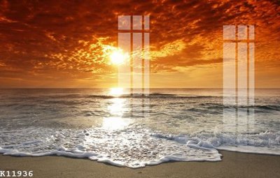 File in trần File gốc in tranh tổng hợp K11936 (bản gốc) hoa văn