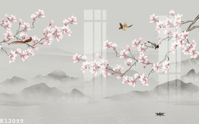 Ảnh gốc file in lụa File gốc in tranh tổng hợp K12099 chi tiết