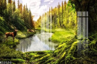 File gốc File gốc in tranh tổng hợp K12132 (ảnh chi tiết) để in trần