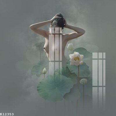 Tải file gốc in lụa File gốc in tranh tổng hợp K12353 siêu nét