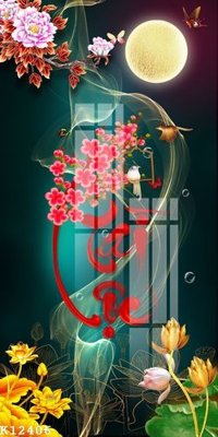 File tranh File gốc in tranh tổng hợp K12406 (ảnh gốc) in trần nhà