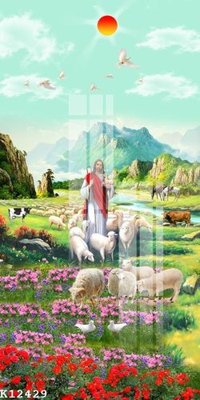 File in trần File gốc in tranh tổng hợp K12429 (bản gốc) mây trời