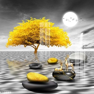 File in mica File gốc in tranh tổng hợp K12689 (bản gốc) sắc sảo