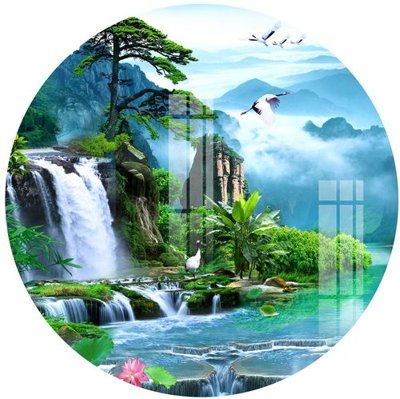 Hình ảnh file gốc in trần nhà File gốc in tranh tổng hợp K12739