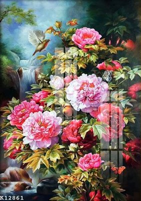 File gốc File gốc in tranh tổng hợp K12861 (in lụa) tranh thuận buồm