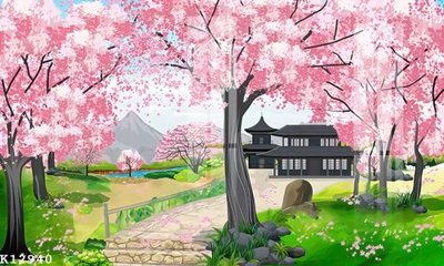 File gốc File gốc in tranh tổng hợp K12940 (in lụa) tranh phong thủy