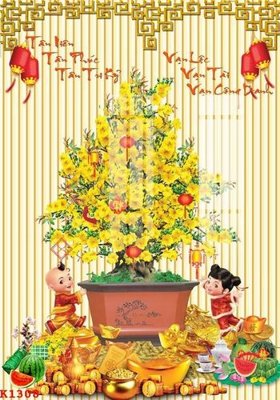 File tranh gốc in trần nhà File gốc in tranh tổng hợp K1308 3D