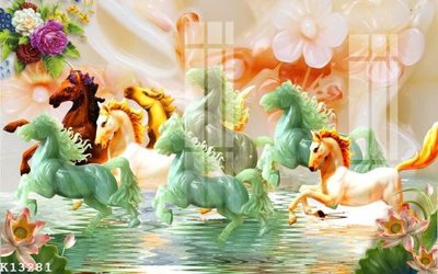 File in trần File gốc in tranh tổng hợp K13281 (bản gốc) mây trời