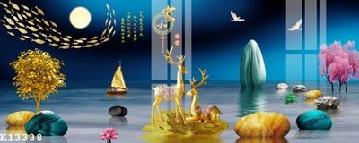 File gốc File gốc in tranh tổng hợp K13338 (cho in UV) siêu nét