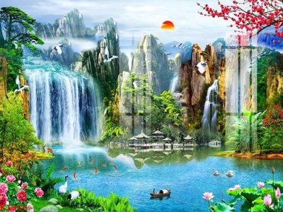 Tải file File gốc in tranh tổng hợp K1366 (ảnh gốc) in gạch men