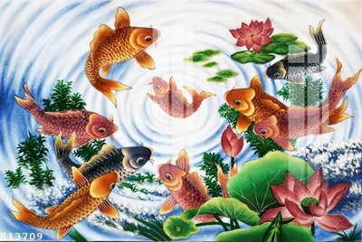 File tranh File gốc in tranh tổng hợp K13709 (bản gốc) in lụa dán tường