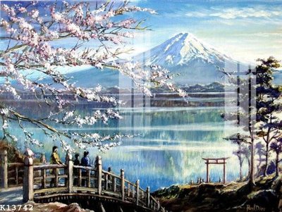 File gốc File gốc in tranh tổng hợp K13742 (in lụa) tranh thuận buồm