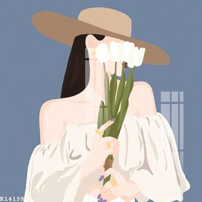 File tranh File gốc in tranh tổng hợp K14139 (gốc) chủ đề trừu tượng