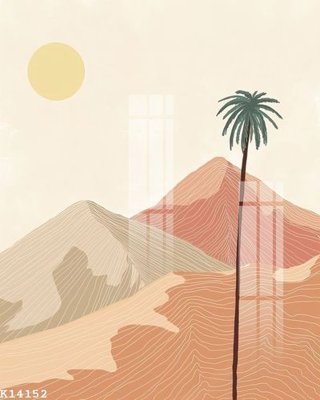 File tranh PSD File gốc in tranh tổng hợp K14152 chất lượng cao