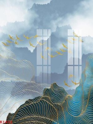 File tranh PSD File gốc in tranh tổng hợp K1433 chất lượng cao