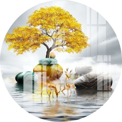 File gốc File gốc in tranh tổng hợp K14634 (PNG) nền trong suốt