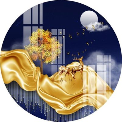 File gốc File gốc in tranh tổng hợp K14636 (in 3D) cho trang trí