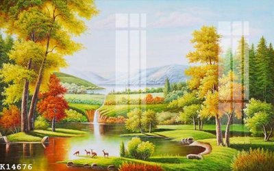 File tranh trang trí File gốc in tranh tổng hợp K14676 (tải file gốc)