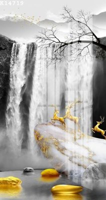 Download file gốc File gốc in tranh tổng hợp K14719 (in lụa) hoa lá