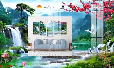 File PSD File gốc in tranh tổng hợp K1478 (bản gốc) độ phân giải cao