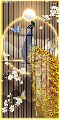 File gốc File gốc in tranh tổng hợp K14877 (in lụa) tranh phong thủy