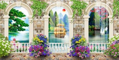 File in mica File gốc in tranh tổng hợp K15248 (ảnh gốc) đẹp