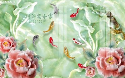 Ảnh gốc file in lụa File gốc in tranh tổng hợp K15458 chi tiết