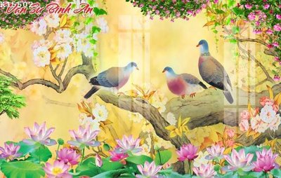 File ảnh File gốc in tranh tổng hợp K15502 (gốc) cho trang trí nhà hàng