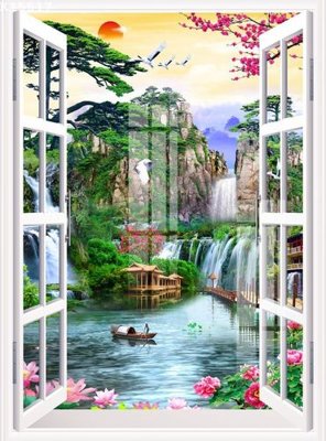 Hình ảnh file gốc in trần nhà File gốc in tranh tổng hợp K15517