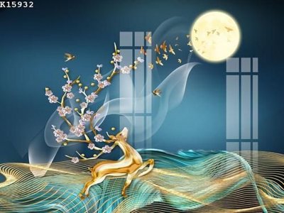 File gốc File gốc in tranh tổng hợp K15932 (thiết kế) độc quyền