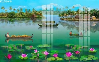 File PSD File gốc in tranh tổng hợp K15969 (gốc) nhiều lớp (multi-layer)