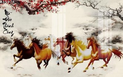 File tranh gốc in trần nhà File gốc in tranh tổng hợp K15976 3D