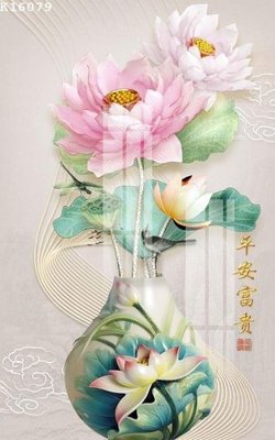 File PSD File gốc in tranh tổng hợp K16079 (gốc) cho designer