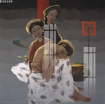 Download file File gốc in tranh tổng hợp K16109 (gốc) in mica đèn LED