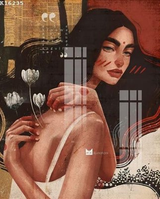 File gốc in ấn File gốc in tranh tổng hợp K16235 chuẩn màu CMYK