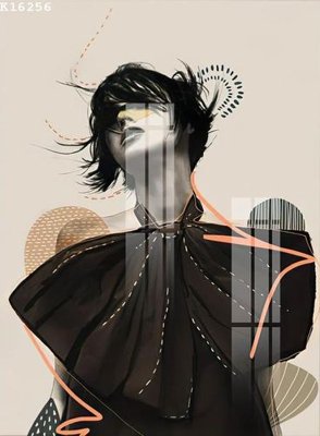 File gốc File gốc in tranh tổng hợp K16256 (chủ đề hiện đại) trang trí