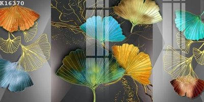 File in trần File gốc in tranh tổng hợp K16370 (bản gốc 3D) sống động