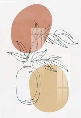 File gốc File gốc in tranh tổng hợp K16391 (in lụa) chi tiết cao