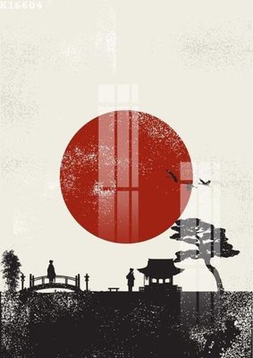 File tranh File gốc in tranh tổng hợp K16604 (bản gốc) treo quán cafe