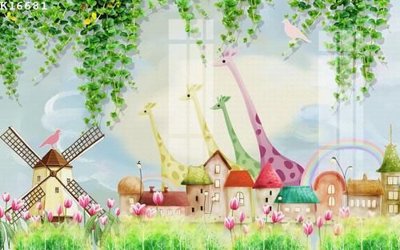 File tranh gốc File gốc in tranh tổng hợp K16681 (bản quyền) độc đáo